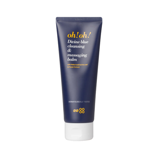 oh!oh! Divine Blue Cleansing & Massaging Balm – Deep Clean & Soothing  150ml (with Melia Azadirachta Leaf & Flower Extract)